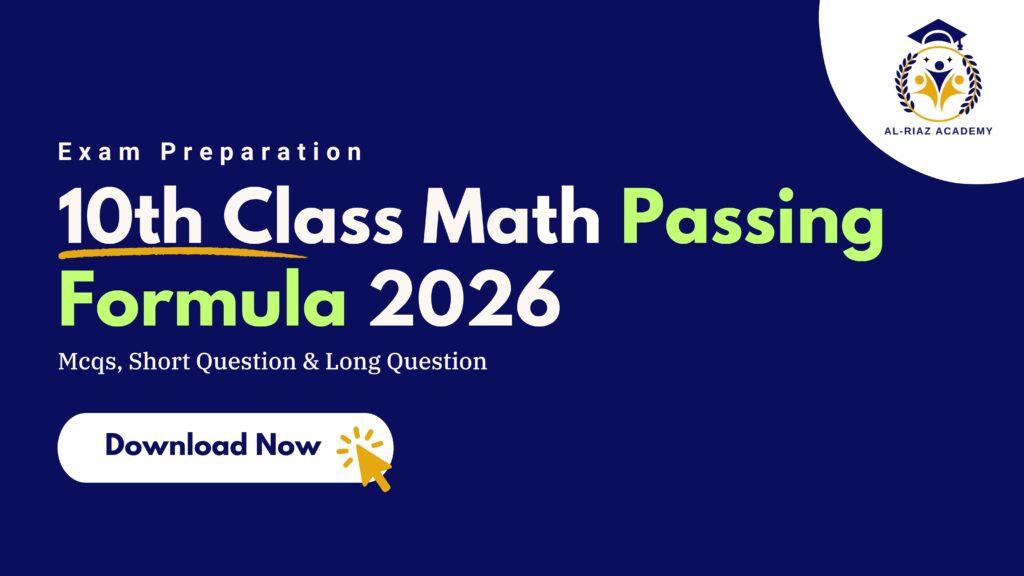 10th class math passing formula 2026 10th class math passing formula 2026